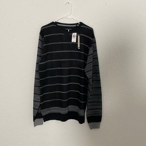 Black and grey sweater